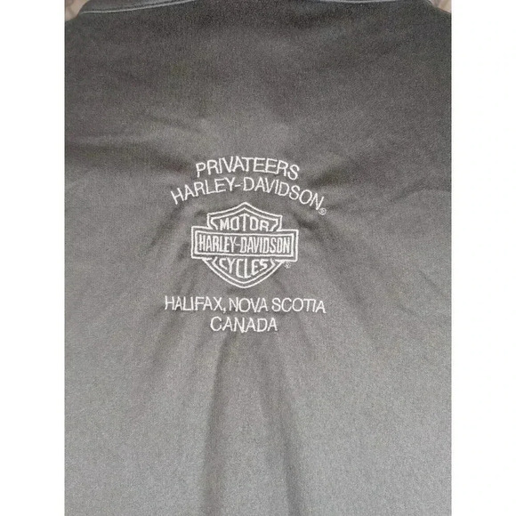 Womens Large Harley-Davidson 1/2 Zip Halifax Nova Scotia Pullover - Picture 6 of 7